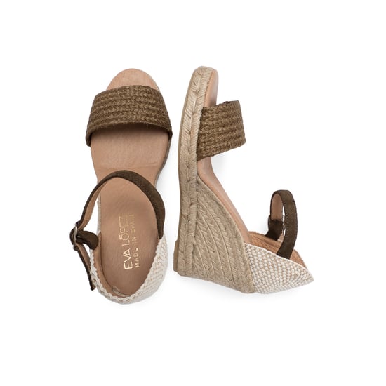 Eva Lopez Ankle Strap Wedge Sandals Women Summer