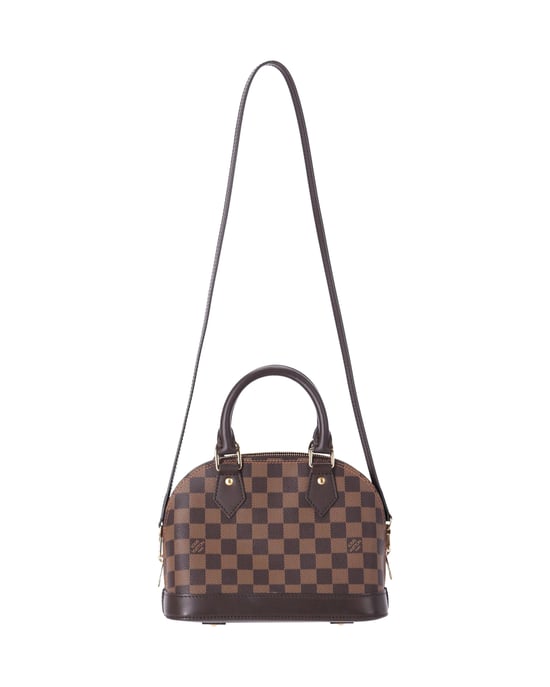 Louis Vuitton Alma BB Tasche aus braunem Monogramm-Canvas - Image 3
