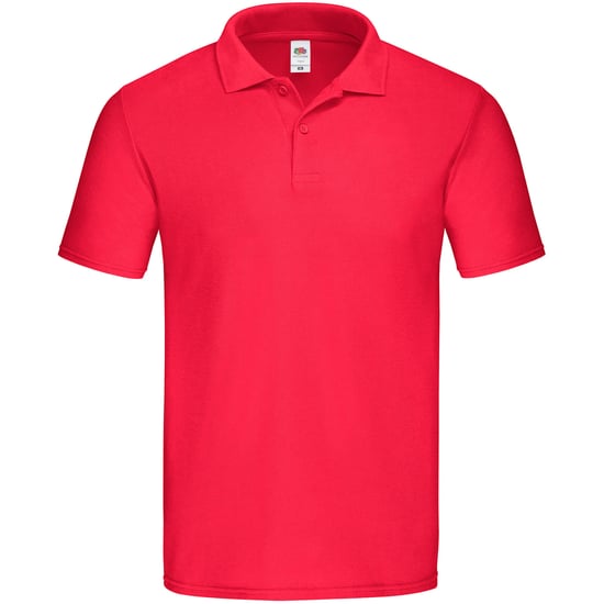Fruit of the Loom Herren Original Pique Polo Shirt (Rot) - Image 1
