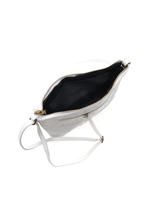 Renata Corsi SS22 RC 8087 Blanc Cuir de vachette Sac - Image 4