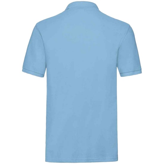 Fruit of the Loom Herren Premium Baumwolle Pique Polo Shirt (Himmelblau) - Image 2