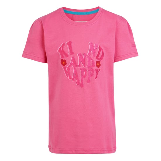 Regatta Childrens/Kids Bosley VII Text T-Shirt (Flamingo Pink)