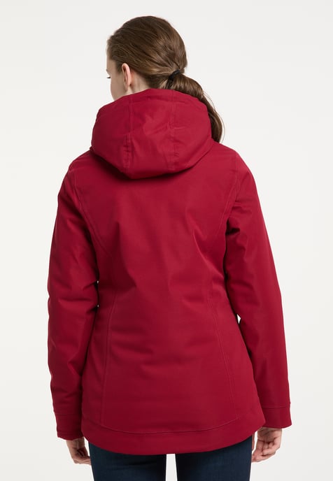 ICEBOUND Winterjacke Damen Dunkelrot - Image 3