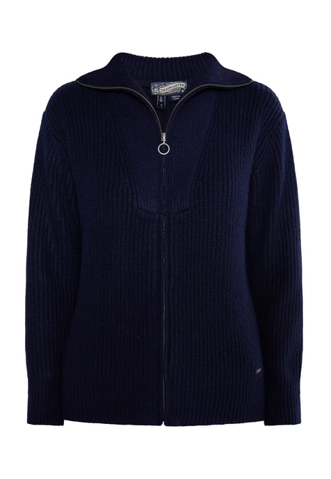 Dreimaster Strickjacke Damen Marine - Image 1