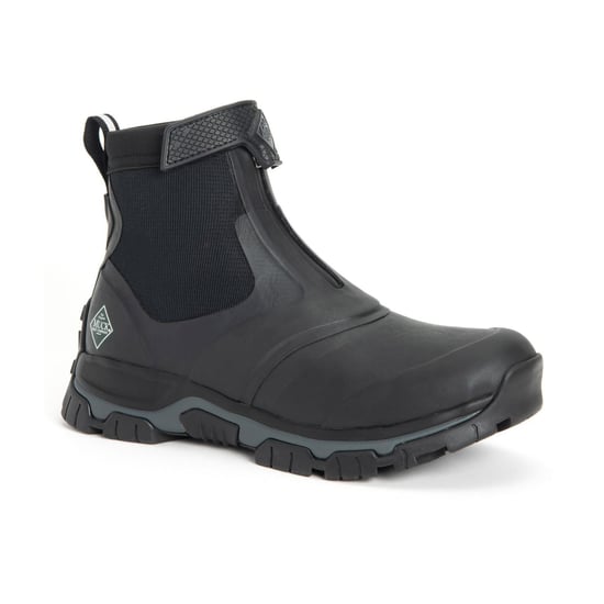 Muck Boots Apex Mid Zip Rubber Schwarz/Dark Shadow Gummistiefel - Image 1