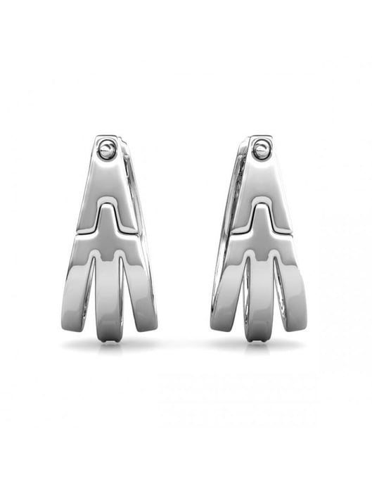 Aurielle Ringohrringe - Silber und Kristall - Image 5
