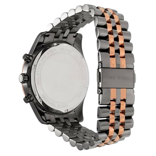 Michael Kors Herrenuhr Quartz Schwarz Gold Rose - Image 2