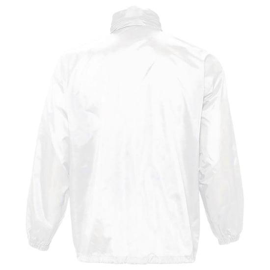 SOLS Unisex Surf Windbreaker Lightweight Jacket (Weiß) - Image 2