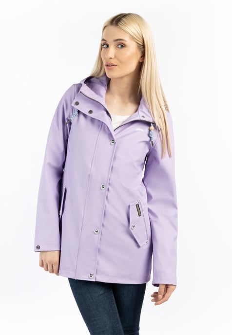 Schmuddelwedda Regenjacke Damen Helllavendel-280 - Image 3