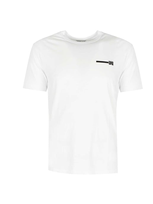 Les Hommes T-shirt Typography Herren schwarz - Image 1