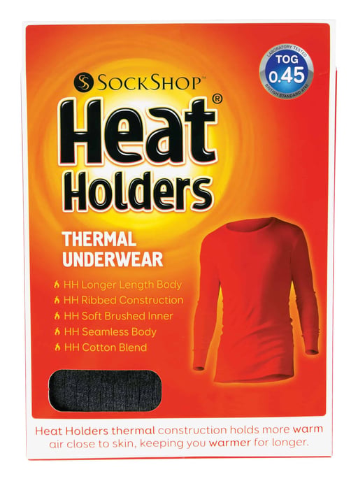 Heat Holders - Herren-Baumwoll-Wärmeunterwäsche Langarm-Top-Weste - Image 2
