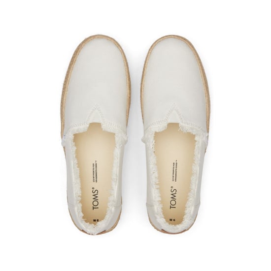TOMS Valencia 100% Baumwolle Damen Weiß Espadrilles - Image 4