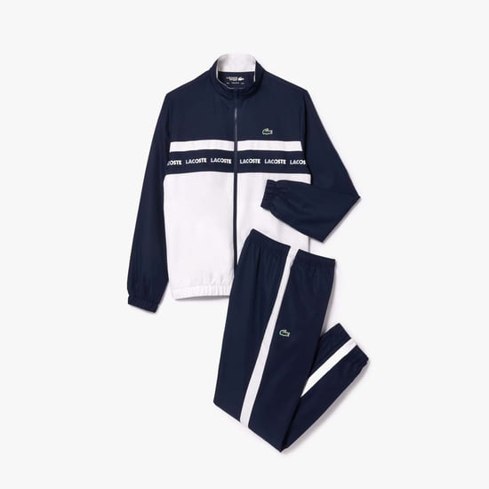 Men's Lacoste Sportsuit Tennis Tracksuit in Navy-White