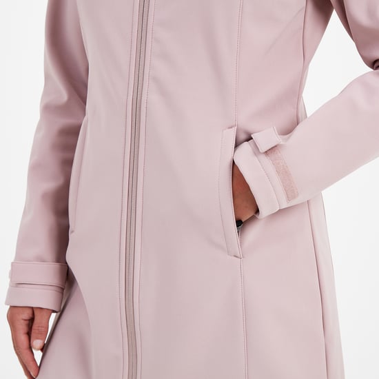 Keld Womens Softshell Long Jacket Dusky Pink