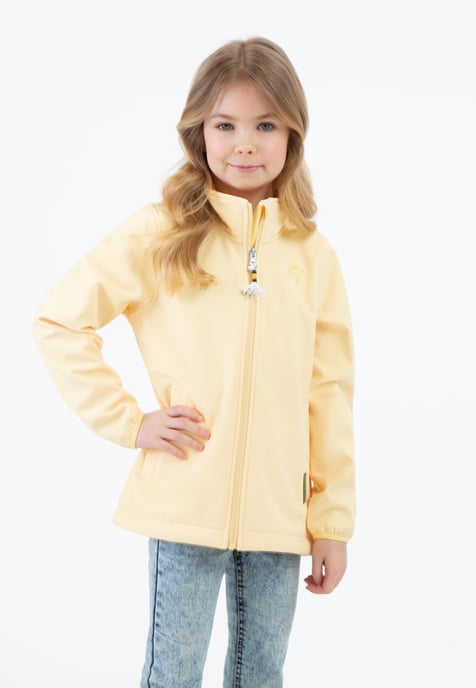 Schmuddelwedda Softshelljacke - recyceltes Material Mädchen Vanille-280 - Image 3