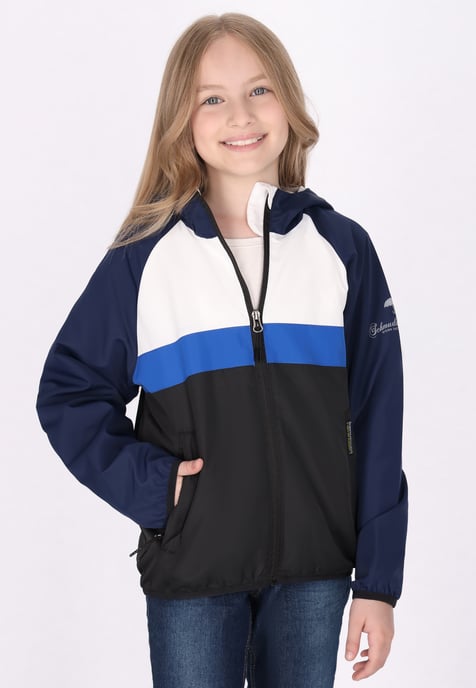 Schmuddelwedda Anorak Mädchen (Kids) Marine-Farbblock - Image 3