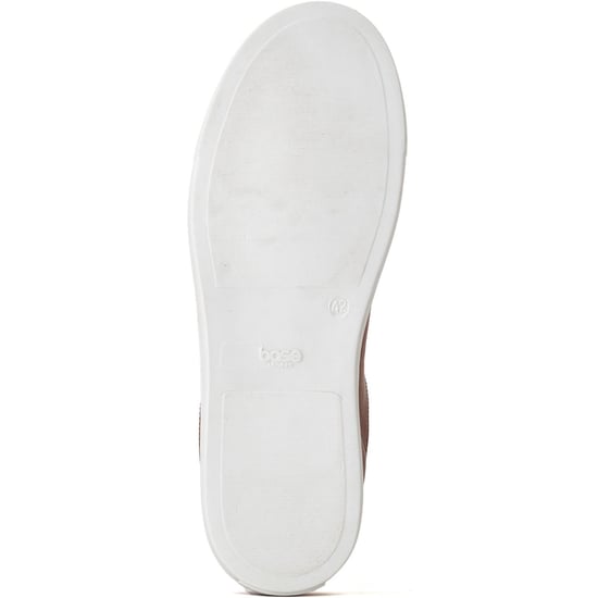 Base London Tucker Ledersneaker für Herren in verbranntem Braun. - Image 3