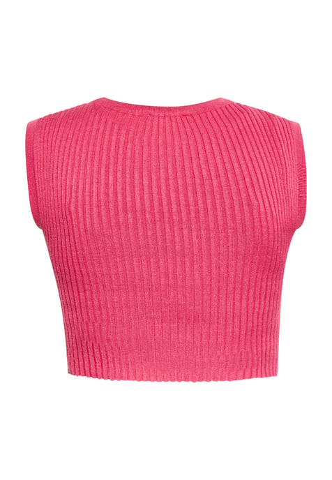 Mymo Crop-Top Damen Rosa - Image 4