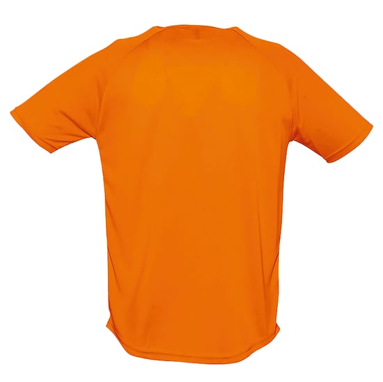SOLS Herren Sportliches Kurzarm Performance T-Shirt (Neon Orange) - Image 2