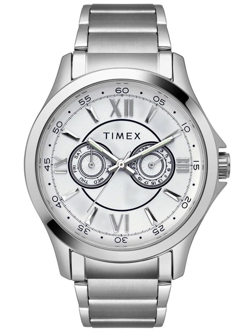 Timex  Men's Silver Watch TW2T44200