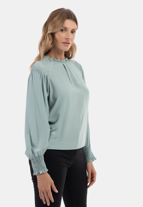 usha blouse shirt qisha