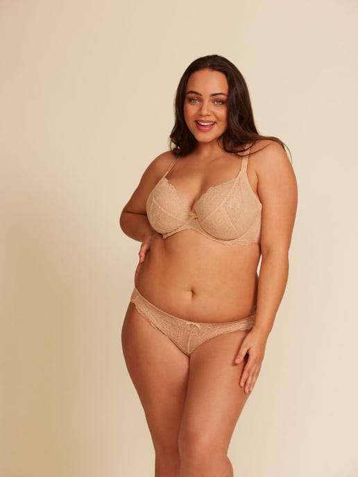 Superboost Lace Brief - Beige