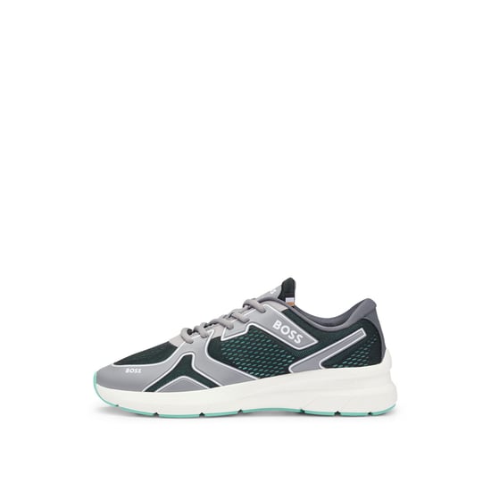 Men's Boss Owen Running Trainers in Grey - Image 3