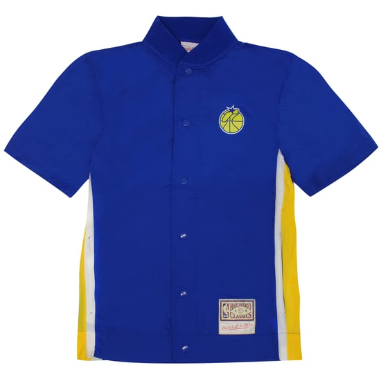 Mitchell & Ness Golden State Warriors NBA Packbare Nylon -Schießmenschen Shirt - Image 1