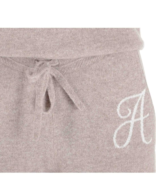 Crown Of Edinburgh Cashmere Track Pants Morningside Camel A