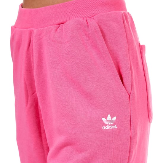 Women's adidas Originals Trefoil Essentials Cuffed Joggers in Pink