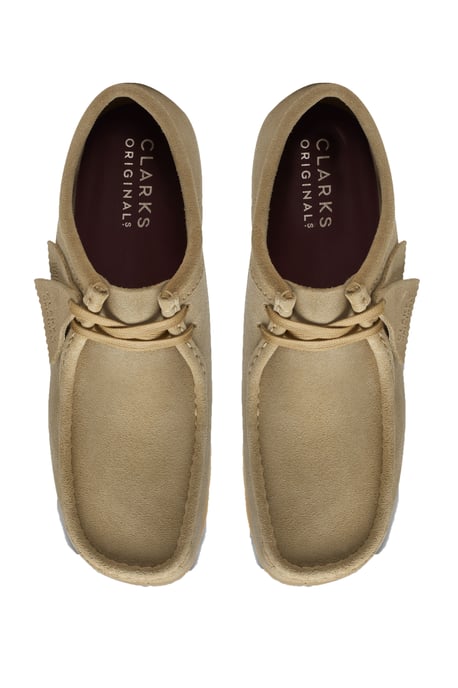 Clarks Originals Wallabee Schuh Ahorn Wildleder - Image 6