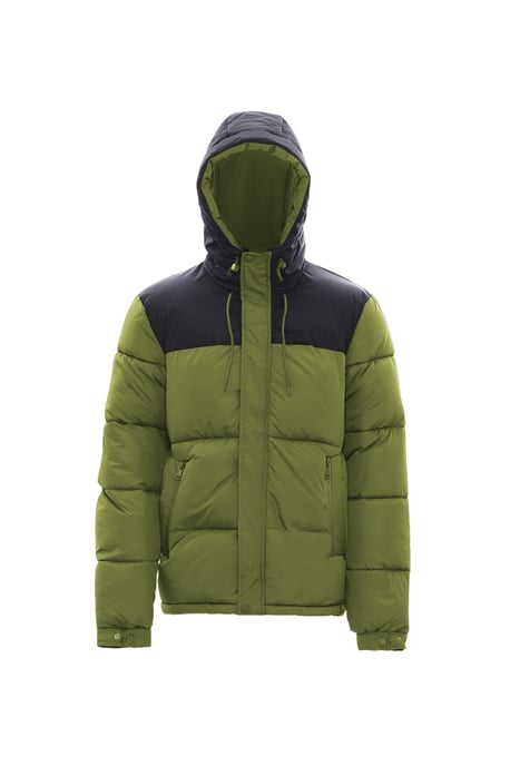 Mo Wattierte Steppjacke Herren Oliv Schwarz - Image 1