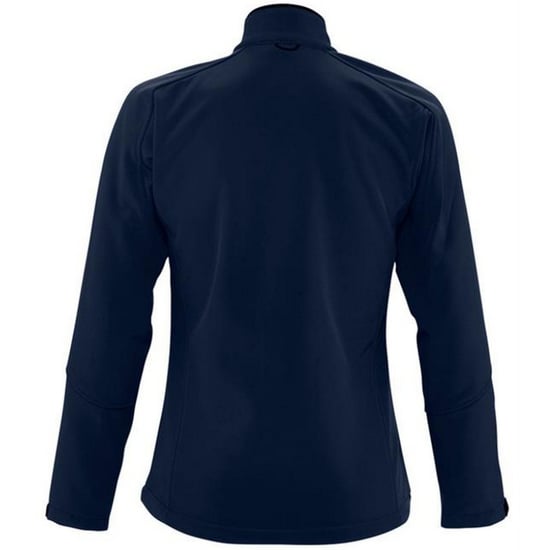 SOLS Womens/Ladies Roxy Soft Shell Jacket (atmungsaktiv, winddicht und wasserabweisend) (Abyss Blue) - Image 3