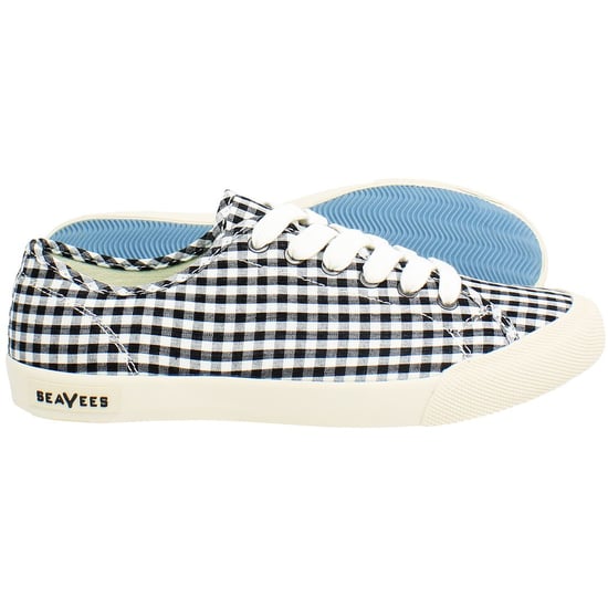Seavees Monterey Americana Damen Plimsolls Schwarz/Weiß - Image 4