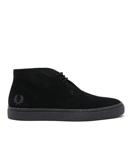 Boots Hawley Chukka daim Fred Perry Pour Homme en Noir - Image 1