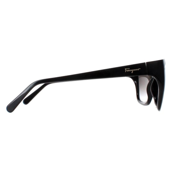 Salvatore Ferragamo Square Womens Black Grey Gradient SF1018S