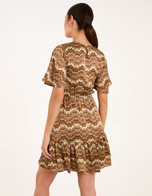 Crew Neck Mini Dress