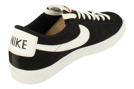 Nike Blazer Low Prm Vntg Wildleder Herren Schwarz Turnschuhe - Image 3