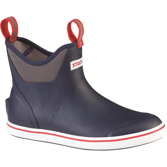 Xtratuf Ankle Deck Gummistiefel Navy/Rot Wellington Boots - Image 1