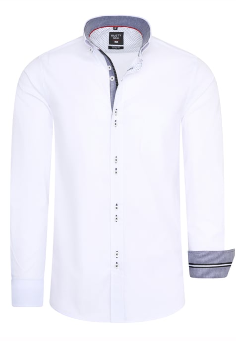 Rusty Neal Overhemd Regular Fit  Weiss - Image 1