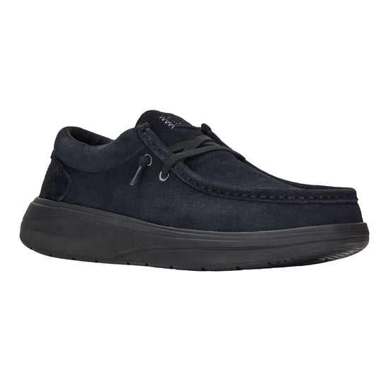 HEYDUDE Wally X Wildleder Herren Schwarz Bootsschuhe - Image 1