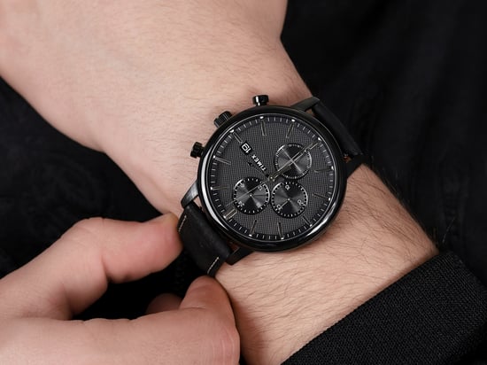 Timex Chicago Chrono Schwarz Herren Armbanduhr TW2U39200 - Image 4