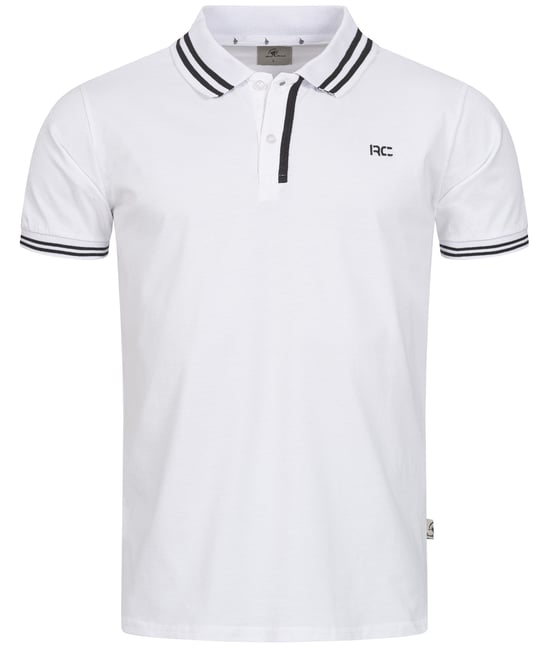 Rock Creek Poloshirt Weiß-Schwarz