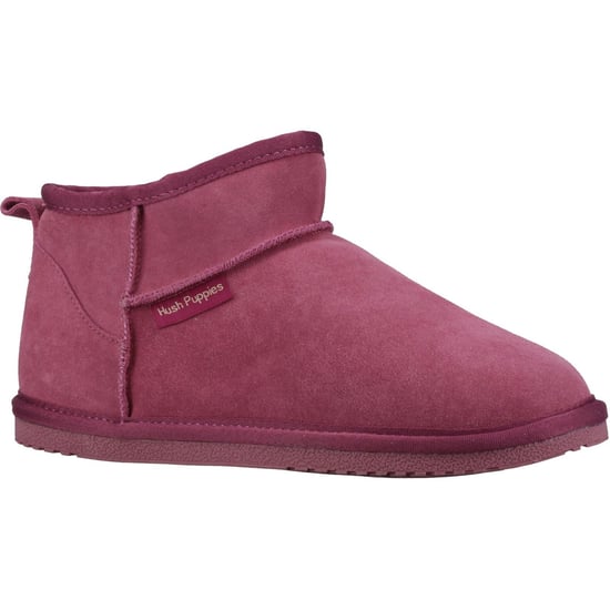 Hush Puppies Ashanti Wildleder Damen Rosa Pantoffeln - Image 1