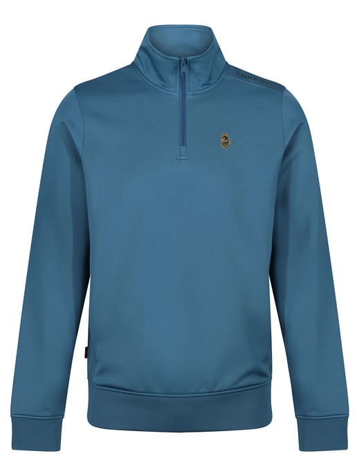 Luke 1977 Men's Ttpqr Quarter-Zip Sweat in Blue - Image 4