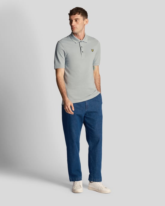 Herren-Poloshirt von Lyle & Scott in Blau - Image 2