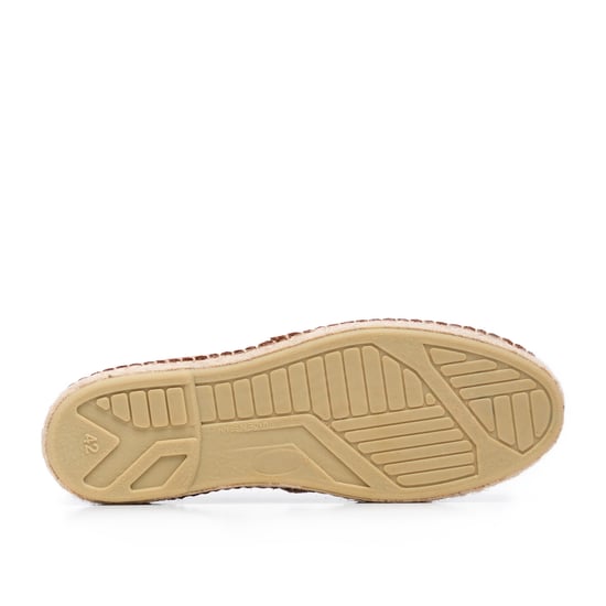Men's Flat Espadrilles in Brown