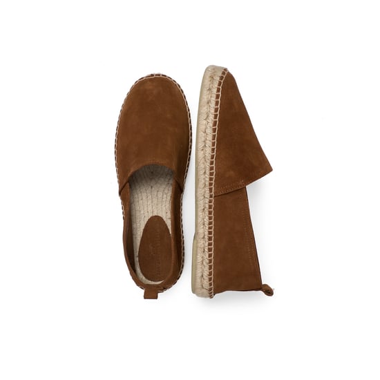 Men's Flat Espadrilles in Brown