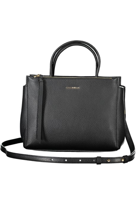 Coccinelle Damen schwarze Leder-Handtasche - Image 2