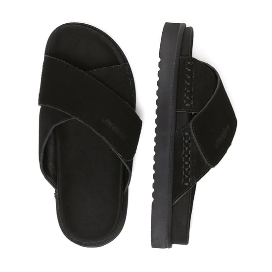 EVER AU Damen Leder Sandalen - Rose - Image 3